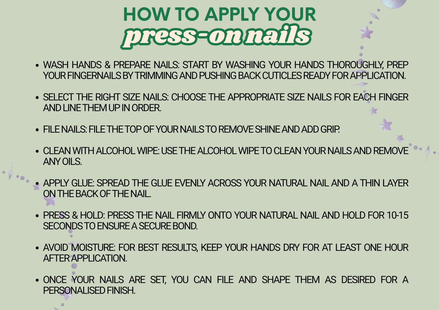 BubbleGum - Press Ons